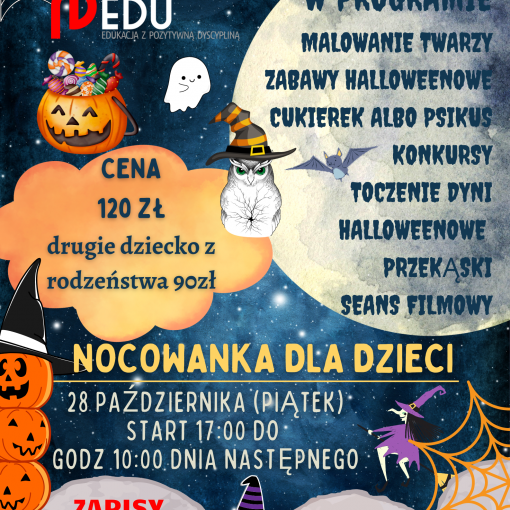 Nocowanka Halloween Rzeszów