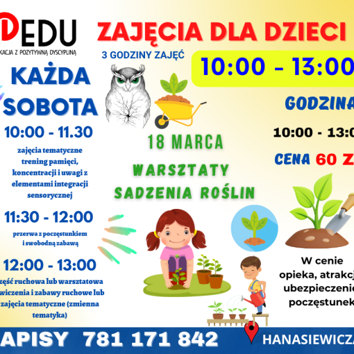 Warsztaty dla dzieci Rzeszów