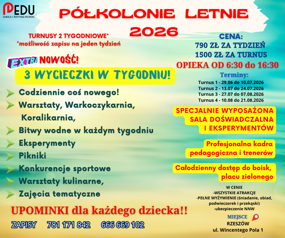 Półkolonie Letnie Rzeszów